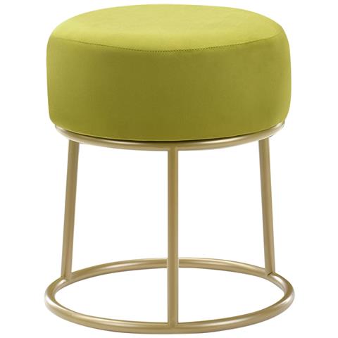 Sgabello Delco Velluto Verde Lime - Foto 2
