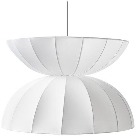 Lampadario Debons Finta Seta Bianco - Foto 2