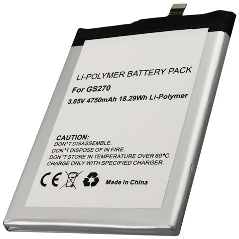 Batteria Per Gigaset Gs270 Li-polymer 3.85v 4750mah 18,3 Wh - Foto 1