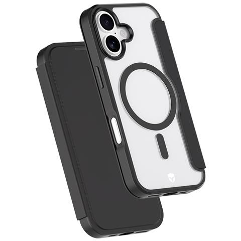 Custodia Folio Magsafe Per Iphone 17 Ultra Rinforzata 2m, Nero Transparente - Foto 1