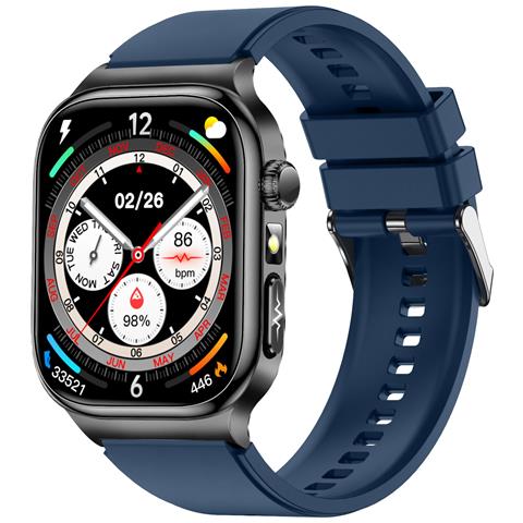 Smartwatch Amoled Ad Alta Risoluzione Da 2,04 Pollici Con Monitoraggio Della Salute Blue - Foto 1