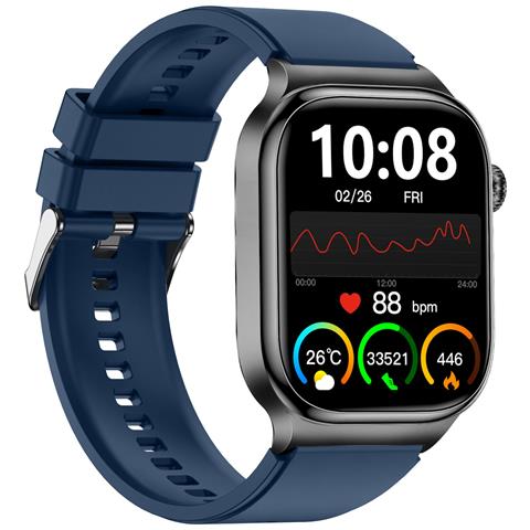 Smartwatch Amoled Ad Alta Risoluzione Da 2,04 Pollici Con Monitoraggio Della Salute Blue - Foto 7