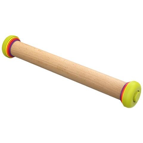 Mattarello Regolabile Precisionpin Multicolore Con Cinque Anelli Rimovibili Per Spessori Da Due A Dieci Millimetri Design Ergonomico Facile Da Pulire - Foto 1