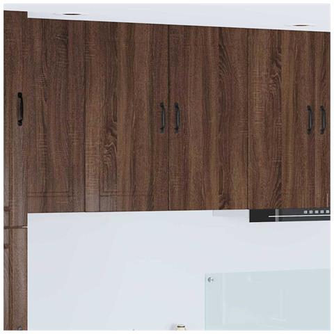 Pensile cucina Rovere Marrone 80 x 31 x 80 cm Legno multistrato - Foto 2
