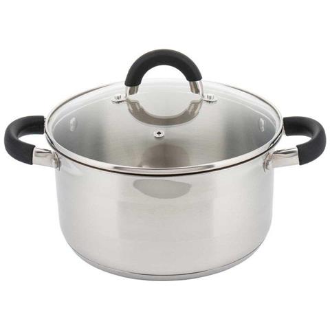 KH-4341 Pentola moderna in acciaio inox con coperchio 14 cm - Foto 1