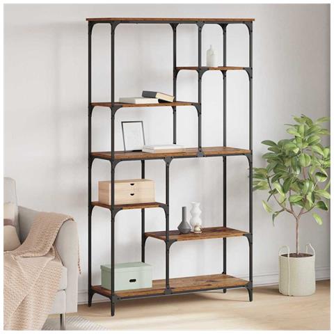Libreria Legno vecchio 99 x 35,5 x 176 cm Legno multistrato - Foto 2