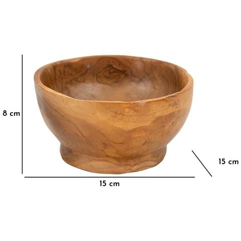 Vassoio Natura 36-marrone-legno-15x15x8 Cm - Foto 8