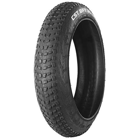 Copertone Per Bici Fat Bike Bft Misura 20 X 4.00 (etrto 100-406) C1752 Pneumatico Tassellato Rigido Nero Con Scritta Bianca - Foto 1
