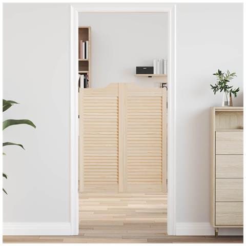 Porte Swing Naturale 100 x 40 cm Legno Massello di Pino - Foto 2