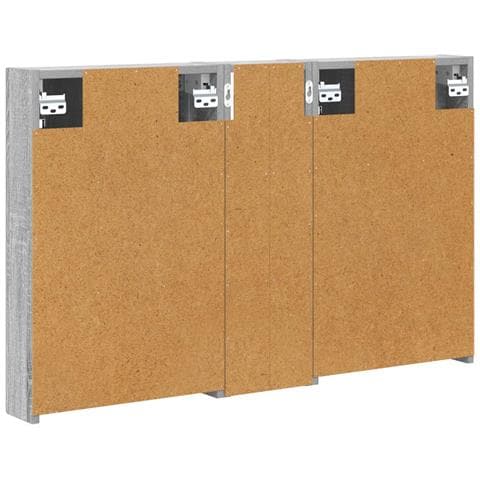Set di Armadi da Bagno con porta 3 pcs 100 x 10,5 x 60,5 cm - Foto 9