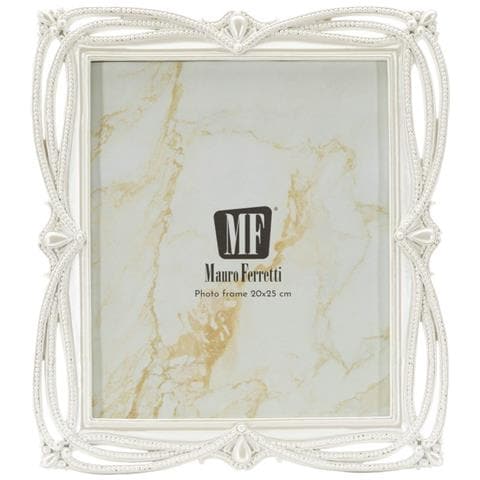 Cornice Portafoto Ribbon Argento Con Profilo A Nastro 20x25 Cm - Foto 2