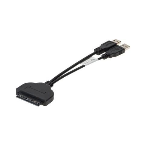 Cavo Convertitore da SATA 22pin a USB 3.0 Maschio / Femmina Colore Nero - Foto 2