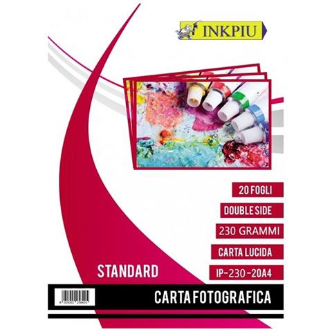 Carta Foto Glossy A4 230 Gr Double Side 20 Fogli - Foto 2