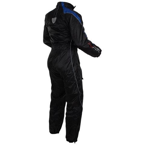 Tuta Cerata Impermeabile Completo Anti Pioggia Moto Scooter Antiacqua Blu Xl - Foto 2