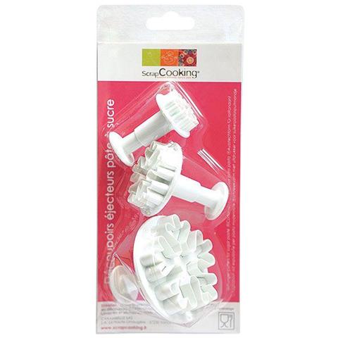 3 Tagliapasti Ad Espulsione Per Pasta Di Zucchero - Fiocchi - Foto 4