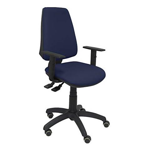 Modello 14s - sedia Da Ufficio Ergonomica Con Meccanismo Fc-1, Regolabile In Altezza E Ruote Parquet - sedile E Schienale Imbottiti In Tessuto Bali (braccioli Regolabili In Altezza) 109x46x46 Cm Giallo - Foto 2