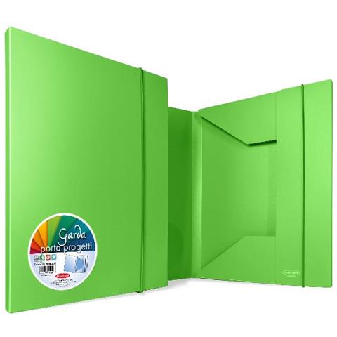 ver Garda 3l Cartellina 3 Lembi In Pp Con Elastico 260x350 Mm Verde Chiaro - Foto 1