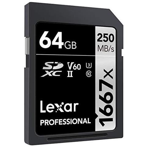 Professional 1667x 64gb Sdxc Uhs-ii Scheda - Foto 4