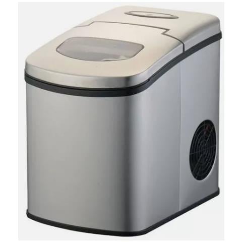 Fabbricatore di Ghiacci con Capacità Serbatoio 1.7 Litri Produzione 10 kg in 24 Ore Potenza 150 W Colore Acciaio Inossidabile - Foto 1