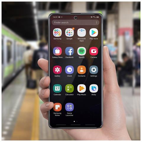 Pellicola Samsung A71 Antispia Vetro Temperato 9h Smussato Trasparente - Foto 10