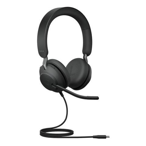 Jabra 24089-989-899 Cuffia E Auricolare Cablato A Padiglione Ufficio Usb Tipo-c Bluetooth Nero - Foto 2