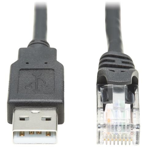 Tripp Lite U009-010-RJ45-X cavo di interfaccia e adattatore USB Type-A RJ-45 Nero - Foto 1