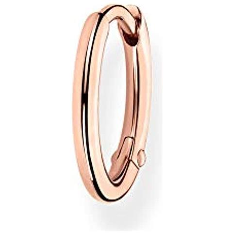 , Orecchini A Cerchio Da Donna, In Argento Sterling 925, Con Chiusura A Clip (4)  - Foto 1
