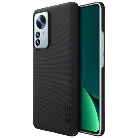 Custodia Frosted Shell Posteriore Rigida Antiscivolo Per Xiaomi 12 - 12x Black - Foto 1