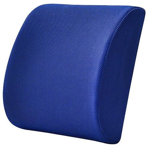 INLAW Cuscino Di Supporto Lombare Di Homemiyn Per Sedia Da Ufficio Sedia In Schiuma Di Schiuma Di Sedile Con Mesh (32x30x10cm) (blu)