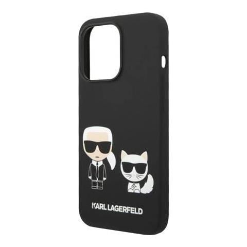 Hard Cover Silicone Karl And Choupette Magsafe Black, For Iphone 14 Plus, Klhmp14msskck (klhmp14msskck) - Foto 1