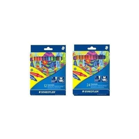 Fasermaler Noris Club, 12er Kartonetui Minenstrke: 1,0 Mm, Rund, Leicht Auswaschbar, Kappe Mit - 1 Stck (325 C12) - Foto 1