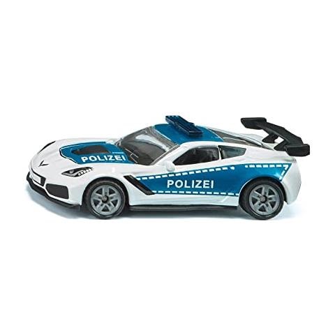 Siku 1545 - Modellino Auto Polizia Chevrolet Corvette ZR1 | Scala 1:43 | Metallizzato | Cofano Apribile - Foto 10