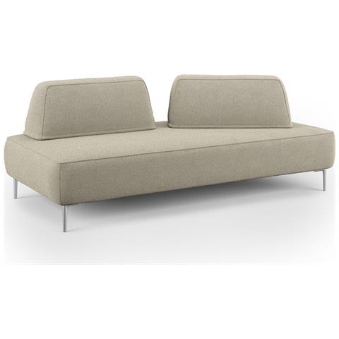 Newton Divano Lineare Con Schienali Movibili T07 Beige - Foto 1