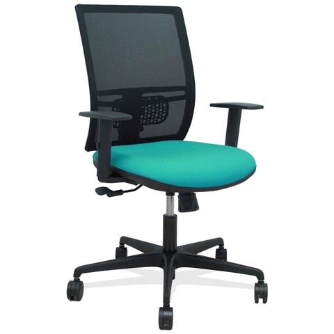 Sedia Da Ufficio Yunquera 0b68r65 Verde Turchese - Foto 1