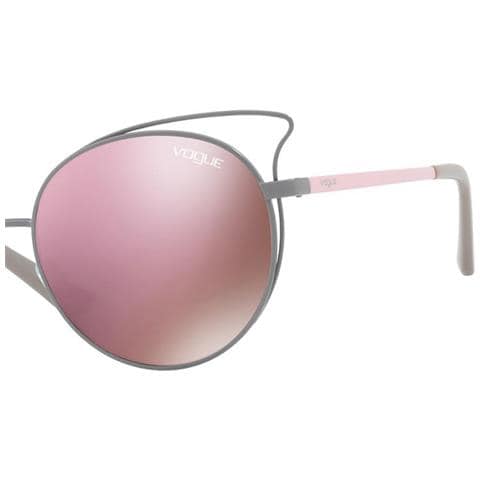 Occhiali Da Sole In Metallo Dalla Forma Tonda Vo4048 Da Donna - Foto 3