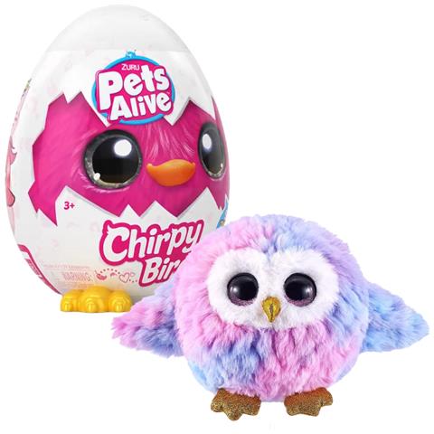 Pets Alive Uccelli Cinguettanti Display Peluche Parlante, Multicolore - Foto 2