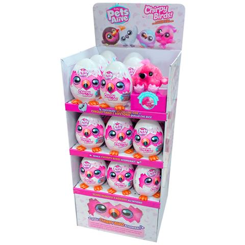 Pets Alive Uccelli Cinguettanti Display Peluche Parlante, Multicolore - Foto 5