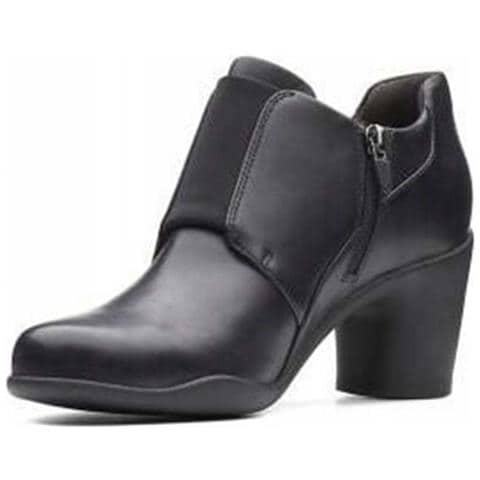 Donna Un Rosa Zip Stivali In Pelle Nera Con Cerniera 40 - Foto 3
