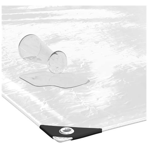 Telone Trasparente con Occhielli 4x12 m in PVC - Foto 10
