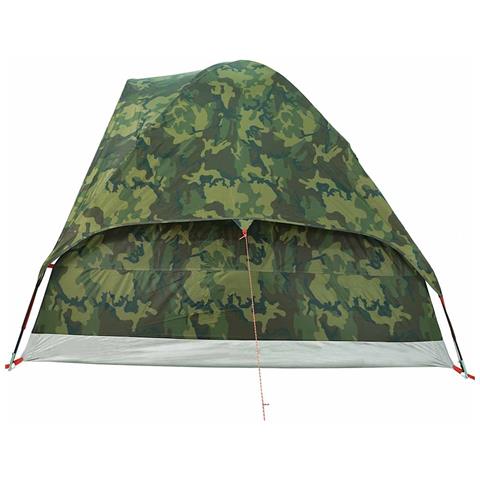 Tenda da Campeggio a Cupola 4 Persone Mimetica Impermeabile - Foto 8