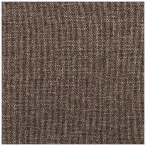 Divano Letto a 2 Posti con 2 Cuscini Tortora in Tessuto - Foto 9