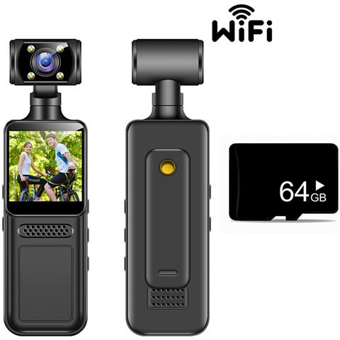 Body Camera Clip-on Ad Alta Definizione M12+ Con Wifi - Foto 1
