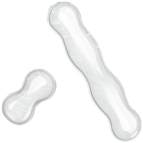 Set Ergonomico Di Tappetino Per Mouse E Poggiapolsi Per Tastiera In Silicone - Foto 1