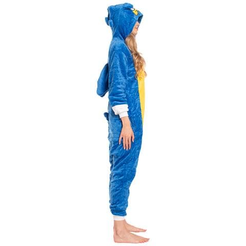 Pigiama Da Donna Tuta Kigurumi Onesie Costume Sonic Blu 155-165 M - Foto 2