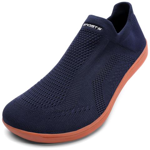 Scarpe Sportive Da Corsa Slip-on Unisex In Rete Blu Navy Taglia 38 - Foto 1