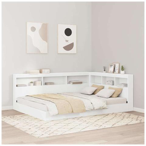 Testata contenitore Bianco 140 cm Legno multistrato - Foto 2