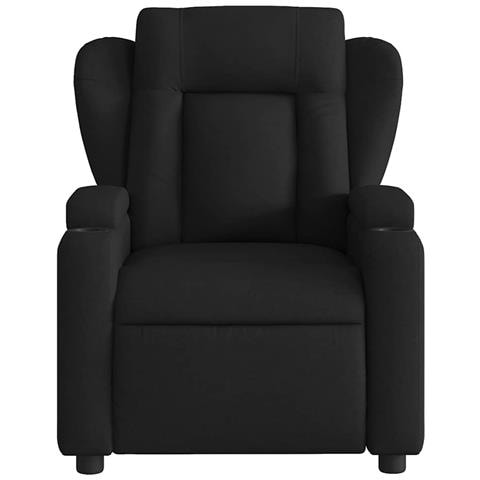 Poltrona Massaggiante Reclinabile Elettrica Nera in Tessuto - Foto 9