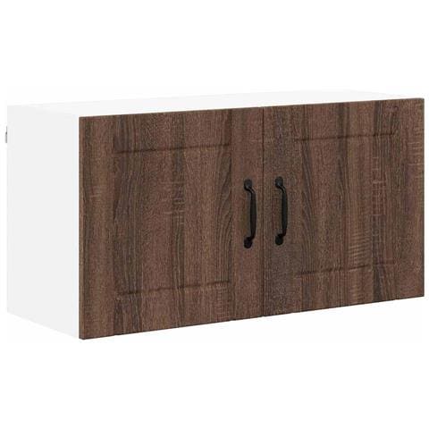 Mobile da cucina con lo scaffale Rovere Marrone 80 x 31 x 40 cm - Foto 1