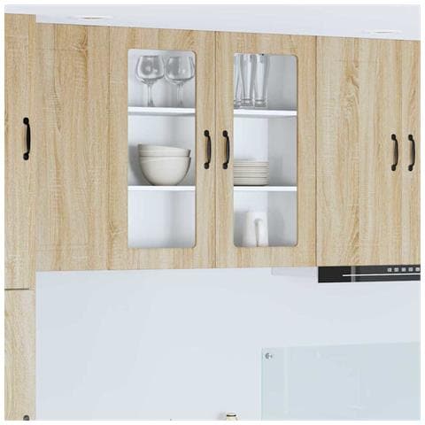 Pensile cucina Rovere Sonoma 80 x 31 x 80 cm Legno multistrato - Foto 2
