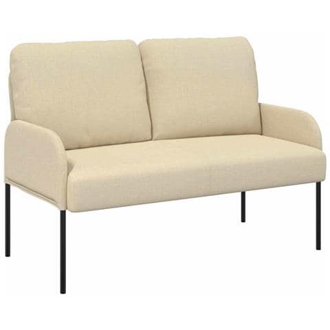 Divani con cuscino 110cm Crema Legno compensato - Foto 1